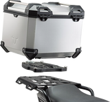SW-Motech TRAX ADV 38-Liter Top Case System for Ducati Multistrada 1200 and Hyperstrada 821/939, Silver, GPT.22.139.70000/S