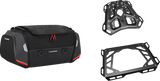 SW-Motech PRO Rackpack Tail Bag and ADVENTURE-RACK Extension System for Honda Africa Twin 2018–2024, Black, GPT.01.890.30000