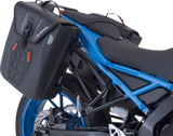 SW-MOTECH SysBag WP M Side Bag System with SLC Carriers for Suzuki GSX-8S 2023-2024, Black, BC.SYS.05.846.31000B