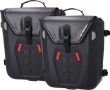 SW-MOTECH SysBag WP M Side Bag System with SLC Carriers for Suzuki V-Strom 650 2016-2024, Black, BC.SYS.05.876.31000B