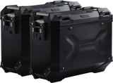 SW-Motech TRAX ADV 37-Liter Aluminum Case System for BMW S 1000 XR 2019-2024, Black, KFT.07.954.70001/B