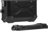 SW-MOTECH TRAX ADV 37-Liter Black Aluminum Side Case System for BMW R 1200 R and R 1250 R, KFT.07.573.70000/B