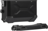SW-MOTECH TRAX ADV 82L Black Aluminum Case System for Yamaha Super Ténéré 1200 2010-2020, KFT.06.145.70001/B