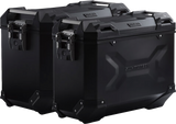 SW-MOTECH TRAX ADV Black Aluminum Case System for Suzuki V-Strom 650 2004-2010, 82-Liter Set, Part KFT.05.294.70000/B