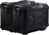 SW-MOTECH TRAX ADV 45-Liter Black Aluminum Case System for Honda CB, CBR and NX 500, KFT.01.400.70101/B