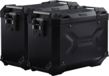 SW-MOTECH TRAX ADV 45-Liter Aluminum Case System, Black, Yamaha Tracer 9 GT 2021-2024, KFT.06.921.70100/B
