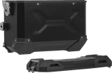 SW-Motech TRAX ADV 37-Liter Aluminum Case System, Black, Suzuki V-Strom 650 2016-2024, KFT.05.876.70001/B