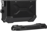 SW-MOTECH TRAX ADV 82-Liter Black Aluminum Case System for Husqvarna Norden 901 2022-2024, Part KFT.03.992.70000/B