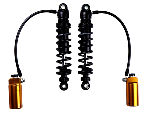OHLINS STX36 Blackline Shock Absorber for Harley-Davidson - 12-Inch Fully Adjustable HD 778S2