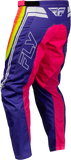 Fly Racing F-16 Raze Motorcycle Pants Purple/Pink/Yellow, Size 28, Part 380-93428