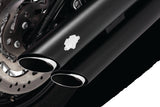 Vance & Hines 3-Inch Twin Slash PCX Slip-On Exhaust, Black, Model 18-22 Softail, Part 46376