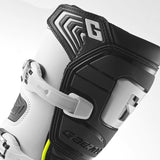 Gaerne Balance Pro Tech Trial Boots White/Black/Fluorescent Yellow, Size 9, Part Number 2524-024-43