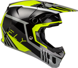 FLY Racing Formula CC Strike Helmet Grey/Black/Hi-Vis Small 73-4364S