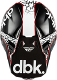 Fly Racing Youth Formula CP DBK Helmet Black/White/Red, Youth Large, Part Number 73-0044YL