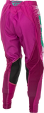 Fly Racing Women's Lite Pants Pink/Turquoise Size 0/02 – Lightweight and Comfortable Motorcycle Apparel
