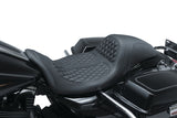 Mustang Motorcycle 1-Piece HighTail Fastback Seat, Black, Model 75947