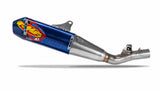 FMF 041629 Factory 4.1 RCT Titanium Slip-On Muffler with Blue Carbon Fiber Cap for Honda CRF250R and CRF250RX