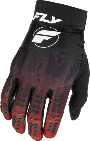 Fly Racing Evolution DST Gloves Large - Red/Black/Grey Race Gloves with Enhanced Mobility and Protection