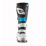 Gaerne SG-22 Le White/Black/Light Blue Motorcycle Boots, Men's 10, Part Number 2262-003-44.5