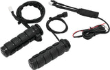 Kuryakyn 6472 Heated ISO Grips, Throttle-by-Wire, Gloss Black