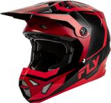 Fly Racing Formula CP Charge Youth Helmet Black/Red, Yellow-Large – Part Number 73-0061YL