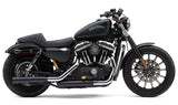 Cobra 6086RB 3-Inch NH Series Black Slip-On Mufflers for Harley-Davidson Sportster