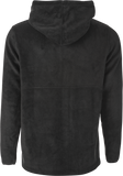 Fly Racing Fly Half Zip Pullover Hoodie Black XL - Comfortable 280 gsm Polar Fleece