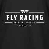 Fly Racing Women's Fly Motto Tee Black Medium - Comfortable Loose Fit T-Shirt