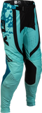 Fly Racing Women's Lite Flake Riding Pants Aqua/Teal/Black, Size 9/10, Part 380-63109
