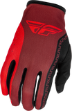 Fly Racing Youth Lite Gloves Black/Red - Part Number 379-711YL