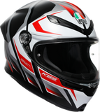 AGV K6 S Helmet - Karve - Matte Black/White/Red - Medium 2118395002-025-M