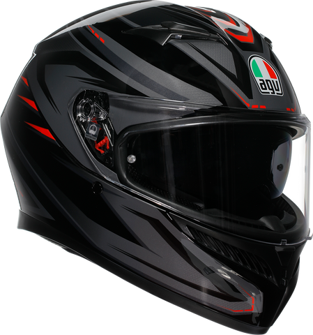 AGV K3 Helmet - Syth - Black/Red - Small 2118381004-021-S