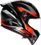 AGV K1 S Helmet - Fastlap - Black/Gray/Red - 2XL 2118394003-064-XXL