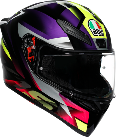 AGV K1 S Helmet - Fastlap - Black/Purple/Pink - XL 2118394003-065-XL