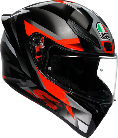 AGV K1 S Helmet - Fastlap - Black/Gray/Red - Small 2118394003-064-S