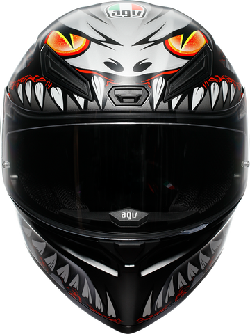 AGV K1 S Helmet - Lyzard - Matte Black/Gray/Red - XL 2118394003-044-XL