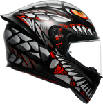 AGV K1 S Helmet - Lyzard - Matte Black/Gray/Red - Small 2118394003-044-S