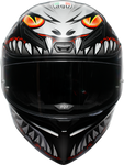 AGV K1 S Helmet - Lyzard - Matte Black/Gray/Red - Medium 2118394003-044-M