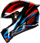 AGV K1 S Helmet - Fastlap - Black/Red/Blue - Small 2118394003-066-S