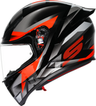 AGV K1 S Helmet - Fastlap - Black/Gray/Red - 2XL 2118394003-064-XXL