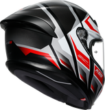 AGV K6 S Helmet - Karve - Matte Black/White/Red - Medium 2118395002-025-M