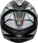 AGV K3 Helmet - Rivia - Matte Black/White - Medium 2118381004-019-M