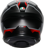 AGV K6 S Helmet - Karve - Matte Black/White/Red - Medium 2118395002-025-M