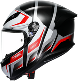 AGV K6 S Helmet - Karve - Matte Black/White/Red - Medium 2118395002-025-M