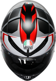 AGV K6 S Helmet - Karve - Matte Black/White/Red - Medium 2118395002-025-M