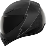 ICON Domain Slabtown Black Motorcycle Helmet, 3XL, Part Number 0101-17876