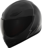 ICON Domain Slabtown Black Motorcycle Helmet, XL, Part Number 0101-17874