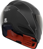 ICON Domain Slabtown Black Motorcycle Helmet, 3XL, Part Number 0101-17876