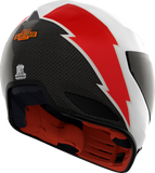 ICON Domain Slabtown Motorcycle Helmet, White, 2XL, Part Number 0101-17883