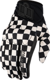 ICON 2XL Women's Anthem3 CX Gloves, Checker, 3302-1010